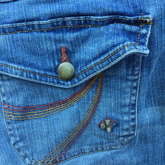 Sexy Shorts PreLoved Fabulously nobo Denim Capri - Picture 2 of 16